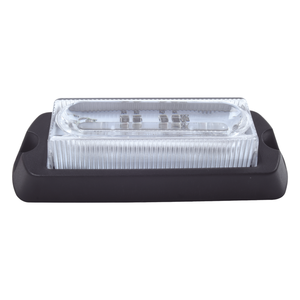 [EPCOM INDUSTRIAL SIGNALING] Luz Auxiliar Ultra Brillante X13 de 4 LEDs, Color Claro, con mica transparente
